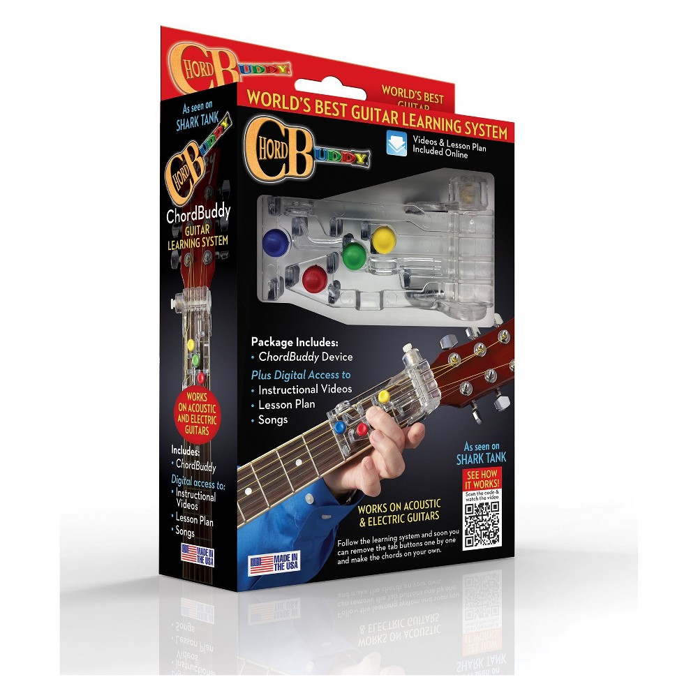 Picture of Chord Buddy 124832 Guitar Learning System - Digital Edition&#44; Clear