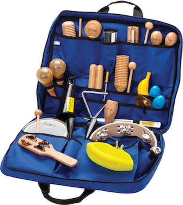 146595 Percussion Contains Different Percussion Instruments with Carry Bag - 20 Piece