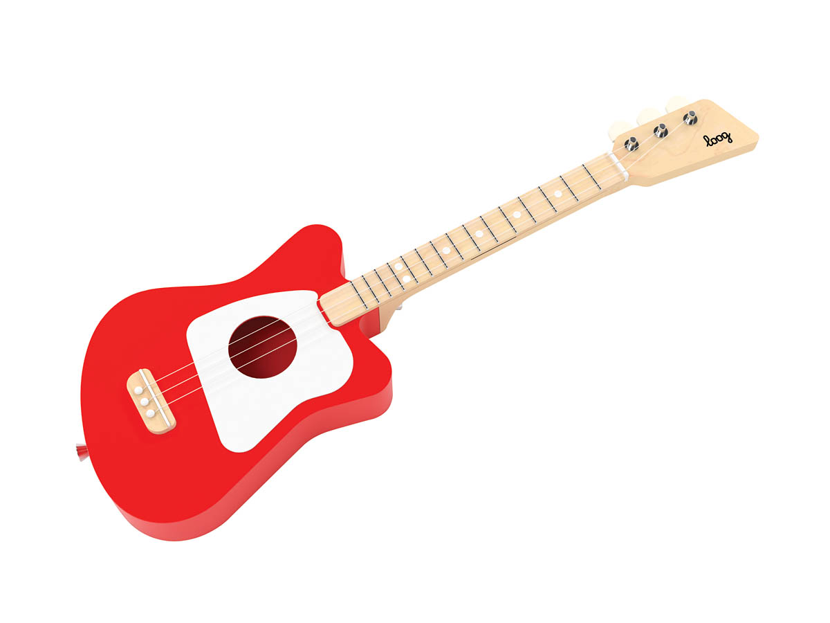 Picture of Loog Guitars 220858 Mini Guitar - Red