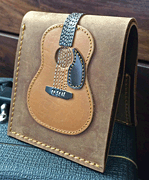 Handmade Genuine Leather Dreadnought Acoustic Guitar Wallet