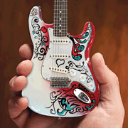 JH-801 Jimi Hendrix Monterey Stratocaster Mini Replica Guitar