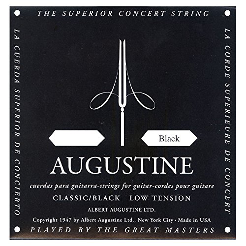Picture of Augustine HL4BLACK Single Black D or 4th Guitar String