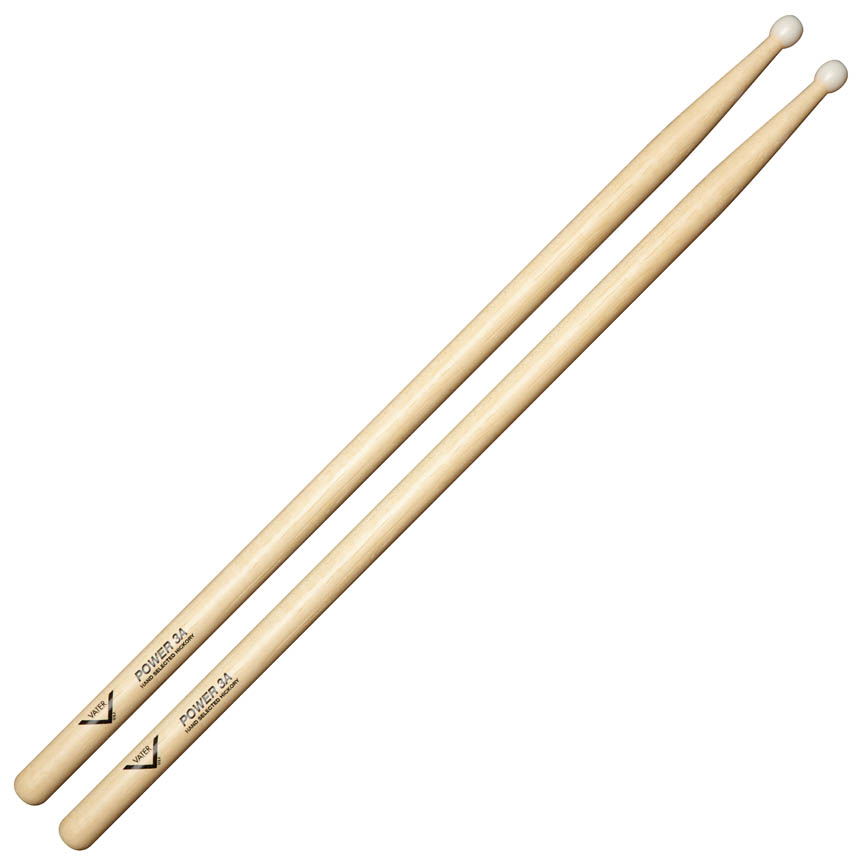 VHP3AN Power 3A Nylon Tip Hickory Drumsticks