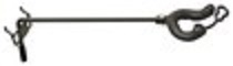 Adjustable Acoustic Guitar Display Hanger - Black - 9 in. - Pegboard Compatible - Durable Design