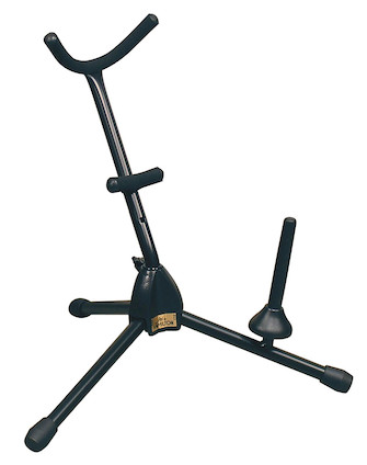 Picture of Hamilton KB960 International Alto & Tenor Sax Stand with Doubling Peg&#44; Black