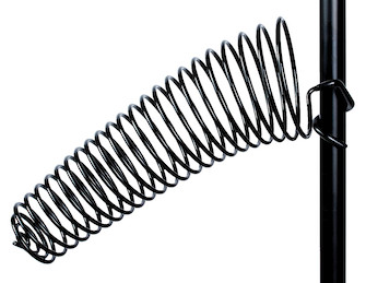 SS4000 Swirlyshtick Left-Side Holder in Black for 1 in. Tubing