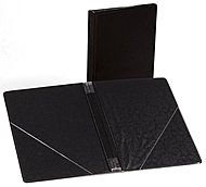 Picture of Marlo Plastics 50R Octavo Size Choral Folder with String Stays & Diagonal Pockets&#44; Black