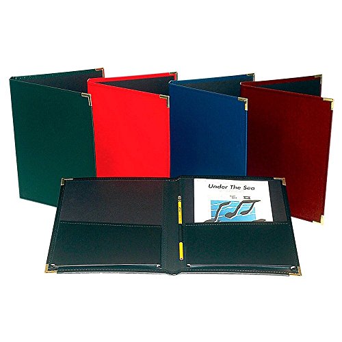 Picture of Marlo Plastics 0120 Black Choral Rehearsal Folder&#44; Holds Both Sized Sheet Music