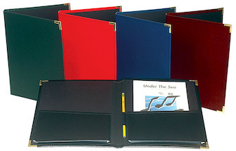 Picture of Marlo Plastics 01218GN-LEO 9 x 12 in. Choral Rehearsal Green Folder for Both Sized Sheet Music with Pockets