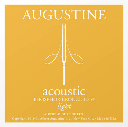 Picture of Augustine HLACOUSTICLIGHTPK Light 12-53 Acoustic Phosphor Bronze Guitar Strings&#44; Pack of 12