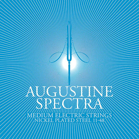 Picture of Augustine HLSPECTRAMEDIUMPK Medium 11-48 Spectra Nickel-Plated Steel Electric Guitar Strings&#44; Pack of 12