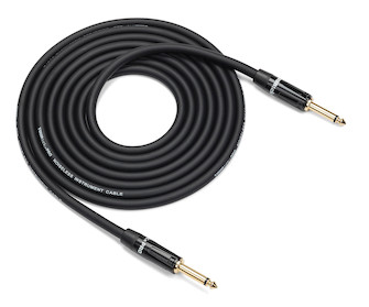 Picture of Samson SATPIL20 Tourtek Pro 20 ft. Instrument Cable with 1 Right Angle Connector Gold Plug