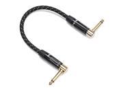 SATPWAP Tourtek Pro 6 in. Woven Patch Cable 2 Right Angle Connector Gold Plug