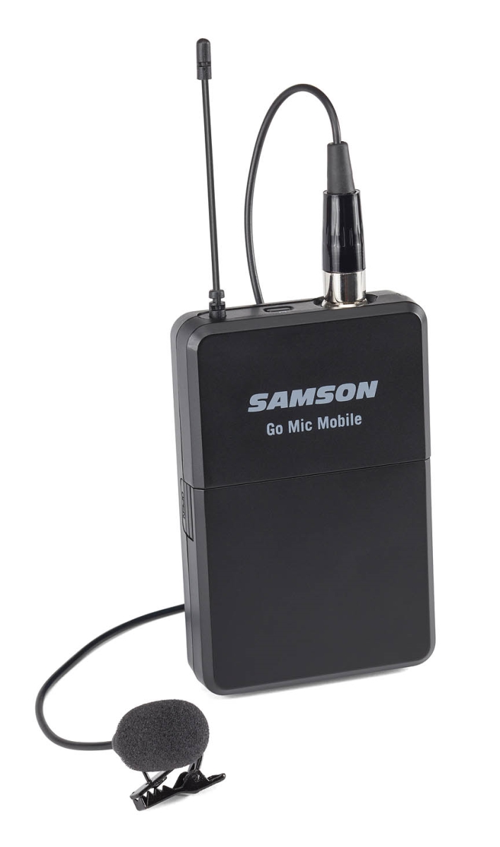 Picture of Samson SWGMMLAV Go Mic Mobile Beltpack Transmitter with LM8 Lavalier Mic