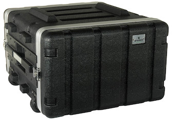 Grundorf ABS-R0616CB 5 Space Protective Amp Rack Case with Wheels