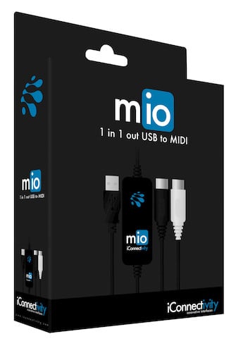 MIDI-MIO Mio 1 x 1 Midi Interface for Mac or Pc