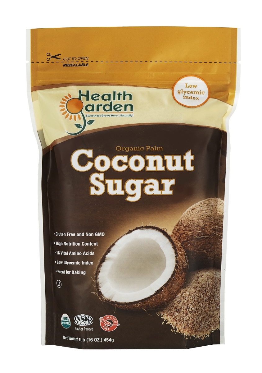 Picture of Health Garden 857722006175 Organic Palm All Natural Sweetener Coconut Sugar  1 lbs 