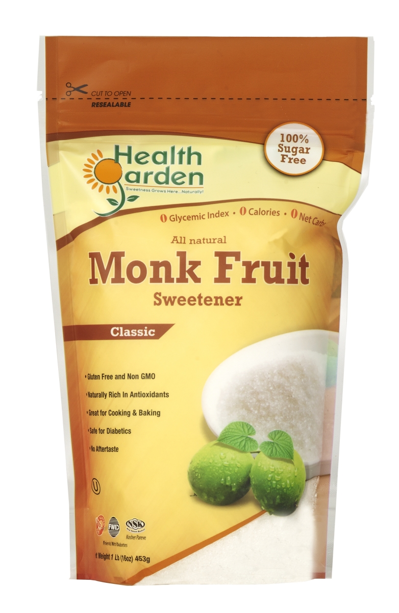 Picture of Health Garden 857722006199 Monk Fruit Classic All Natural Sweetener  1 lbs 