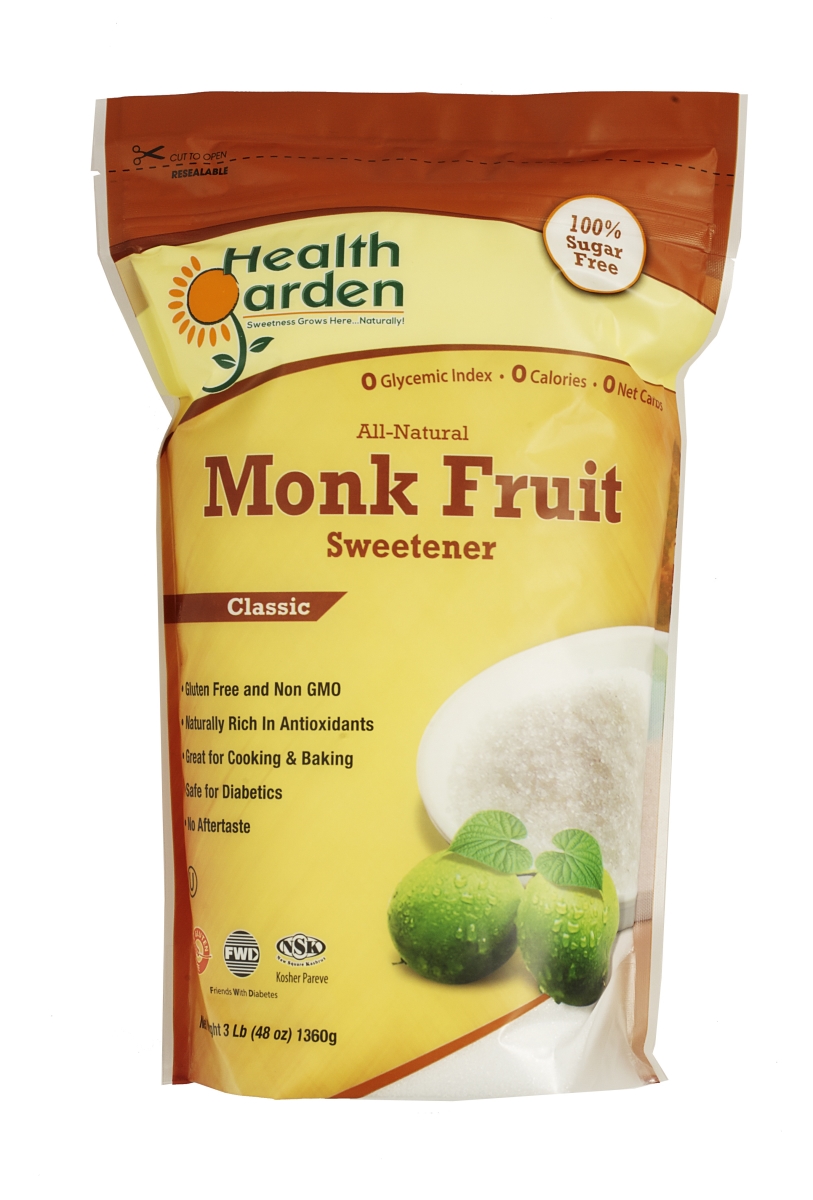 Picture of Health Garden 857722006205 Monk Fruit Classic All Natural Sweetener  3 lbs 