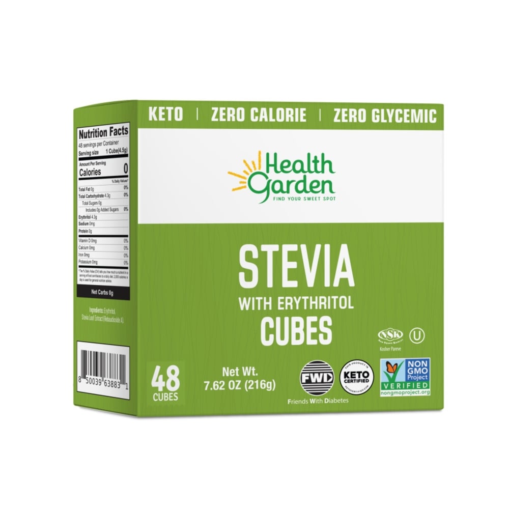 Picture of Health Garden 8831 Health Garden Stevia Erythritol Cubes 48 ct.