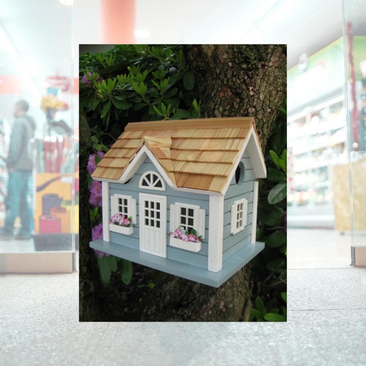 Picture of Home Bazaar HB-9302S Fledgling Series Nantucket Cottage - Blue