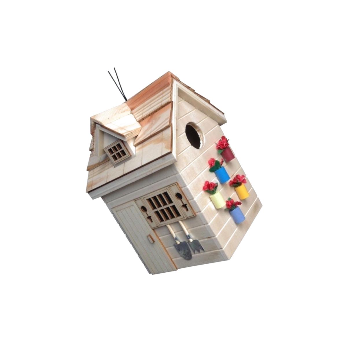 Picture of Home Bazaar HB-9504S Potting Shed Birdhouse - Natural