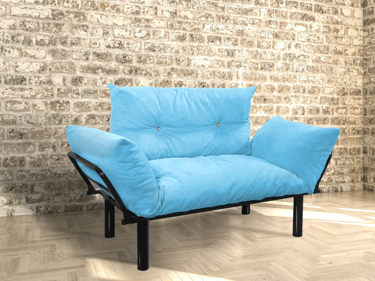 HD-ON10EV-ADA-TURQ-2 Ada Loveseat Sofa, Turquoise