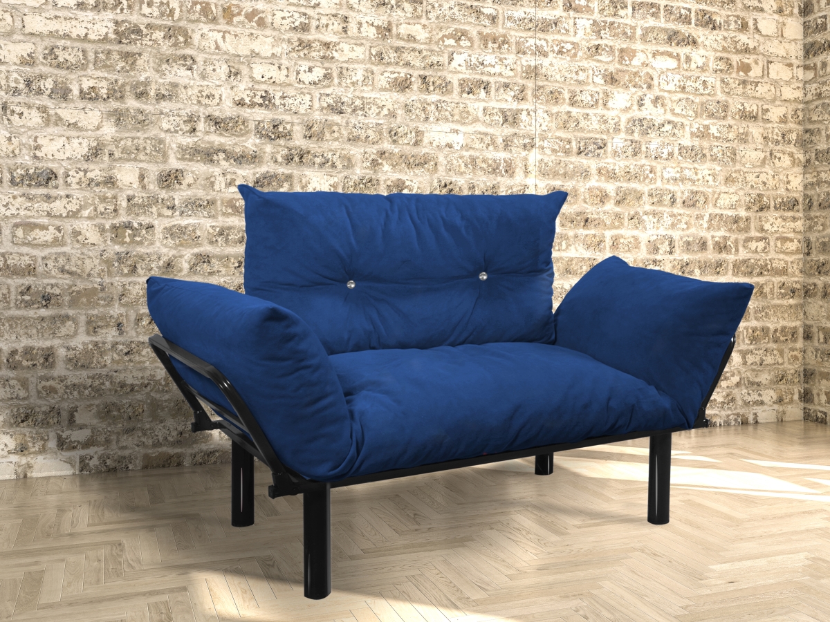 HD-ON10EV-ADA-BLU-2 Ada Loveseat Sofa, Blue