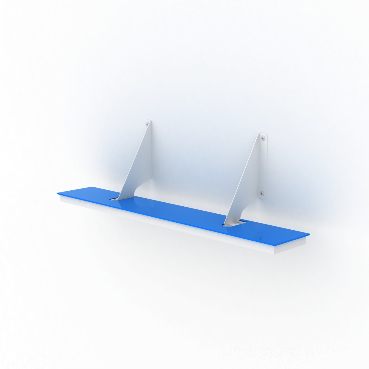 Air Minus Shelf, White & Blue