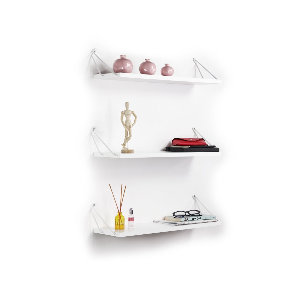Altai Triple Shelf, White