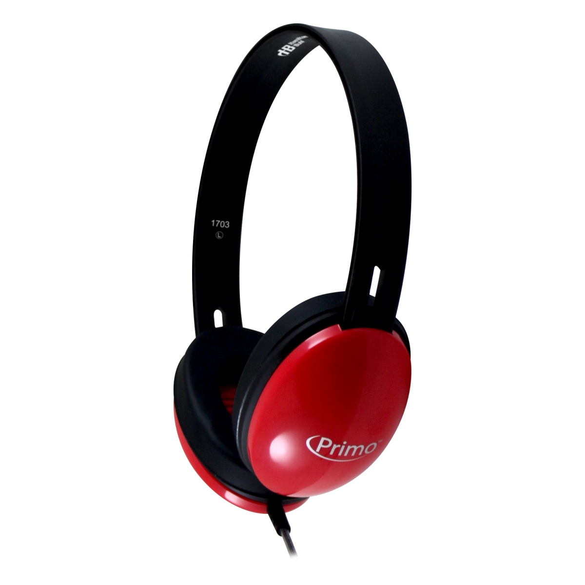 Picture of Hamilton Electronics PRM100R Primo Stereo Headphones - Red