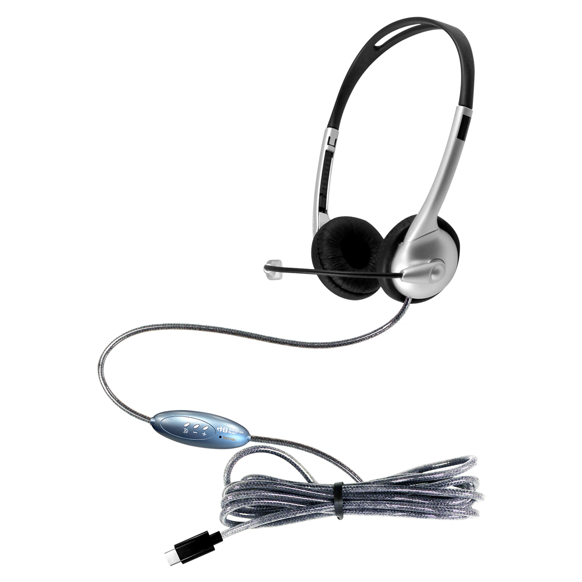 Picture of HamiltonBuhl M1USBC Multimedia USB Type-C Headset with Steel Reinforced Gooseneck Mic & In-Line Volume