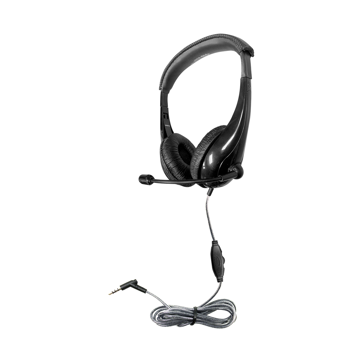 Picture of HamiltonBuhl M8BK2 Motiv8 TRRS Classroom Headset with Gooseneck Mic & in-Line Volume Control