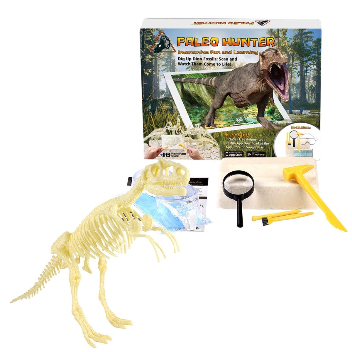 HamiltonBuhl  Tyrannosaurus Rex Paleo Hunter Dig Kit, Beige