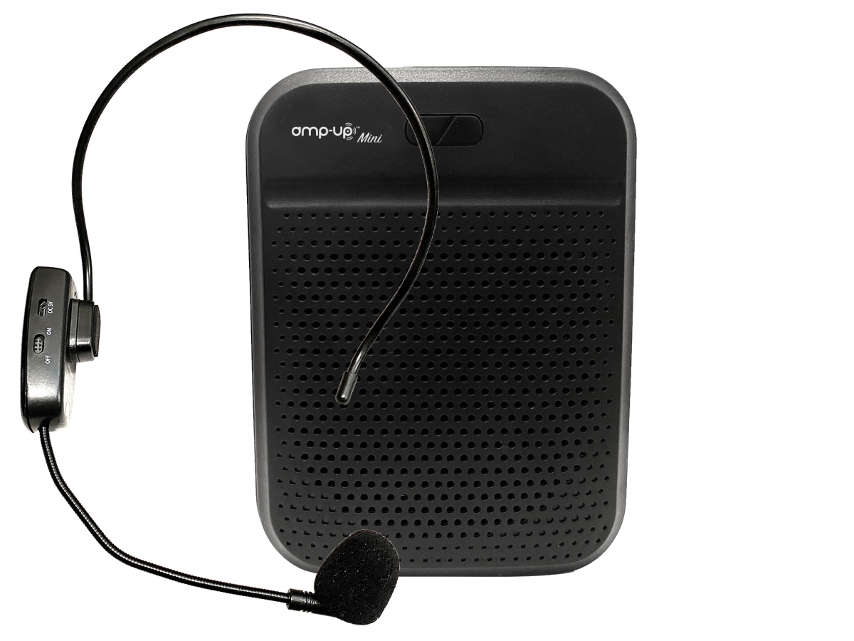 HamiltonBuhl PA25E Mini Personal Voice Amplifier with Wireless Microphone Black