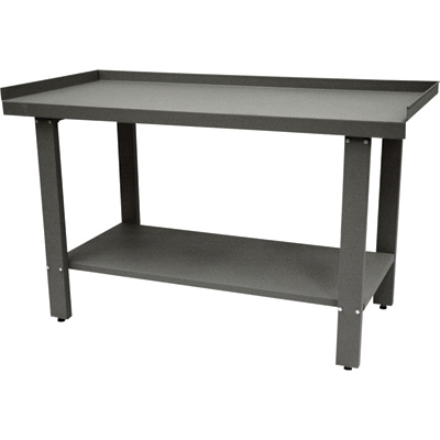 Industrial Workbench - Gray - 37 x 59 x 27.50 in.
