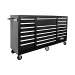 72 in. H2Pro Series 21 Drawer Rolling Cabinet, Black