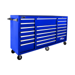 BL04021720 72 in. H2Pro Series 21 Drawer Rolling Cabinet, Blue