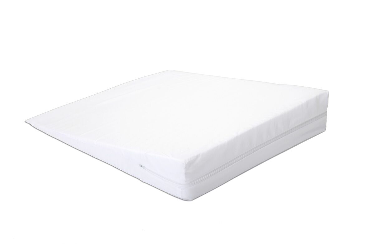 Bed Wedge with White Polycotton Zippered Cover