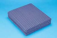 Foam Wheelchair Cushion with Plaid cover