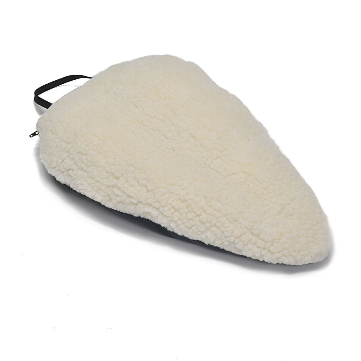 Sciatica Saddle Cushion with Imitation Sheepkin Panel
