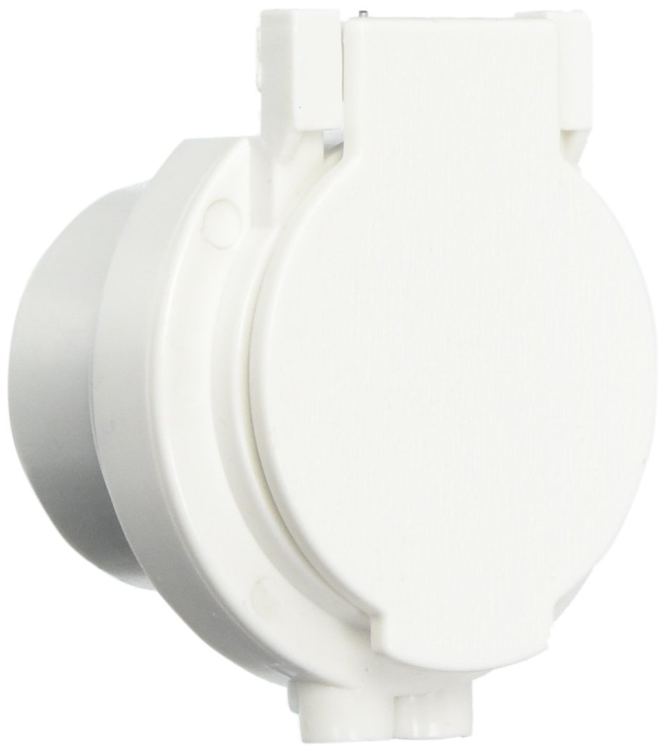 Central Vacuum Utility Inlet - White