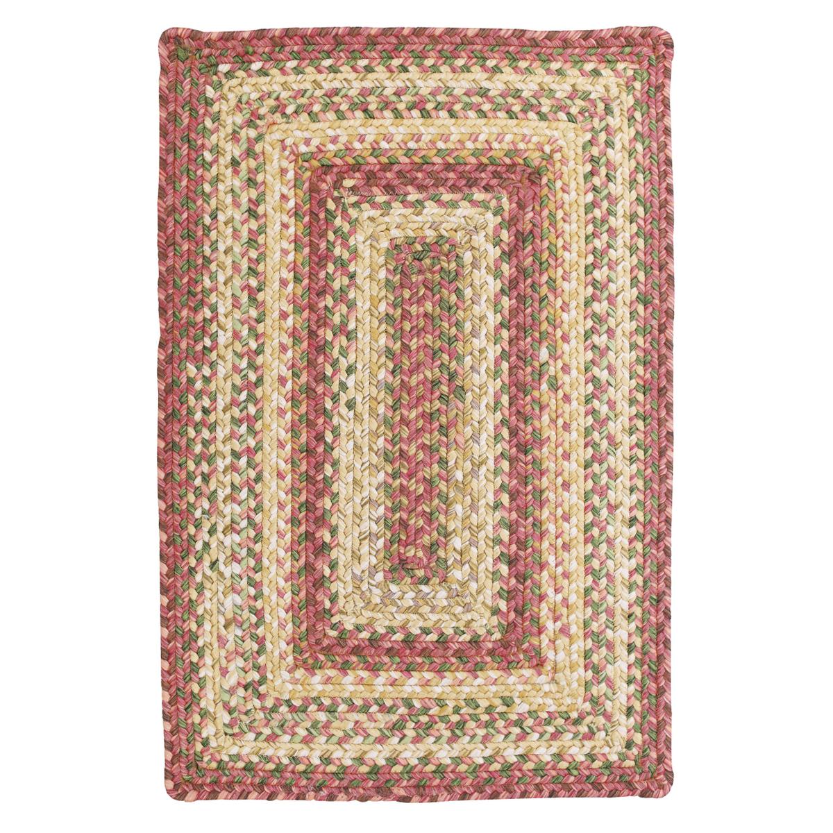 Barcelona Ultra Durable Braided Rugs - Gold - 10in. x 10in.