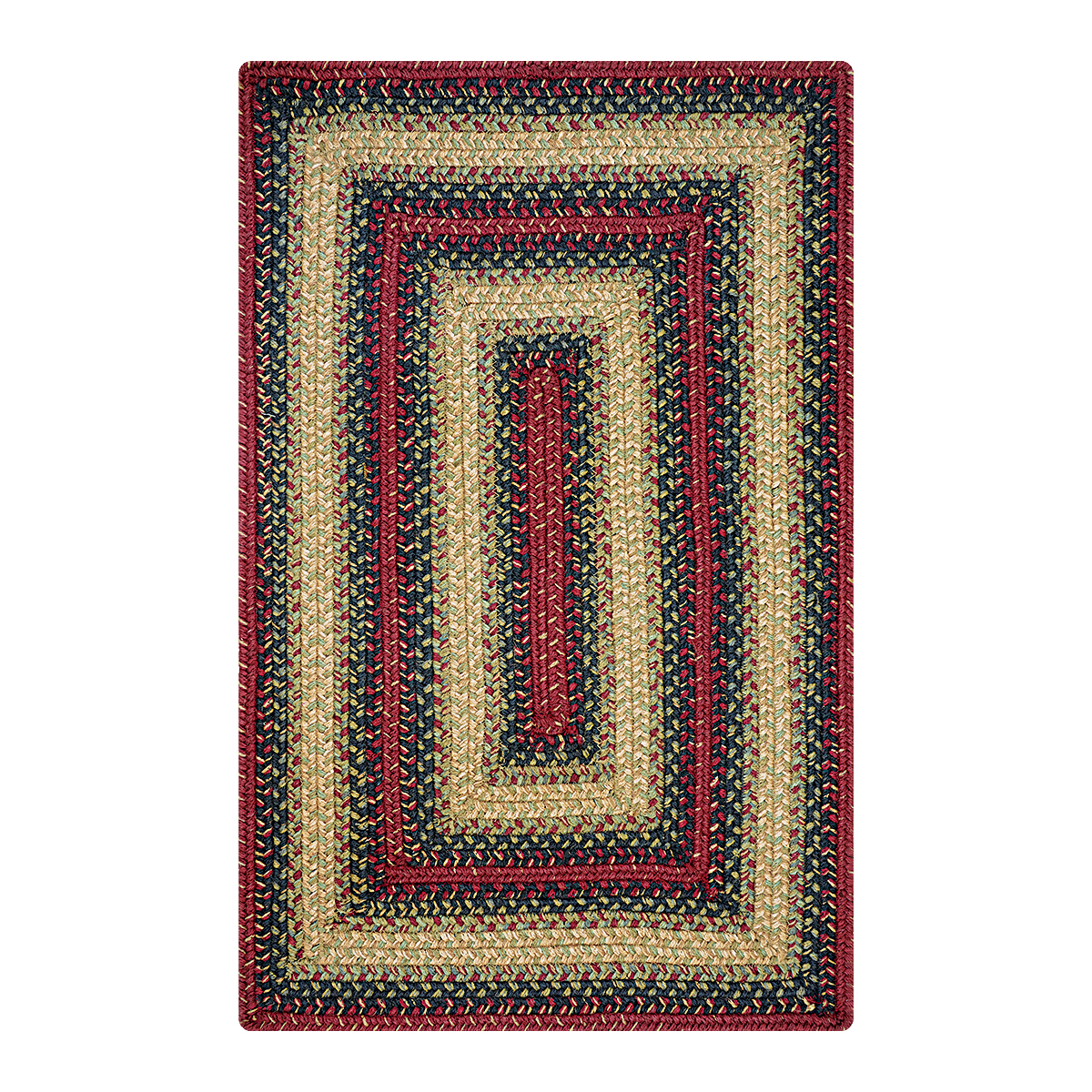 Picture of Homespice Decor 595799 13 x 19 in. Highland Rectangular Placemat - Multicolor - set of 4
