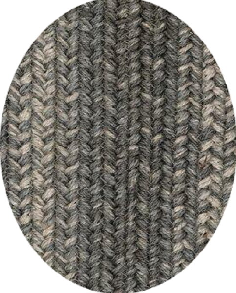 506856 8 x 10 ft. Cloud Oval Jute Braided Rug, Grey
