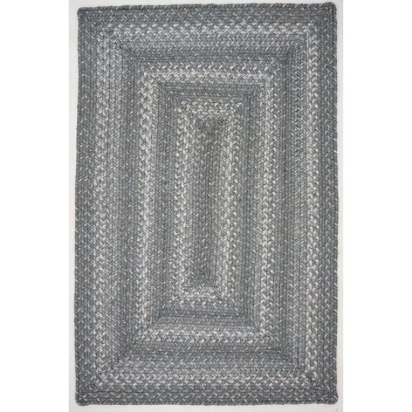 514851 5 x 8 ft. Cloud Jute Braided Rectangle Area Rug, Grey