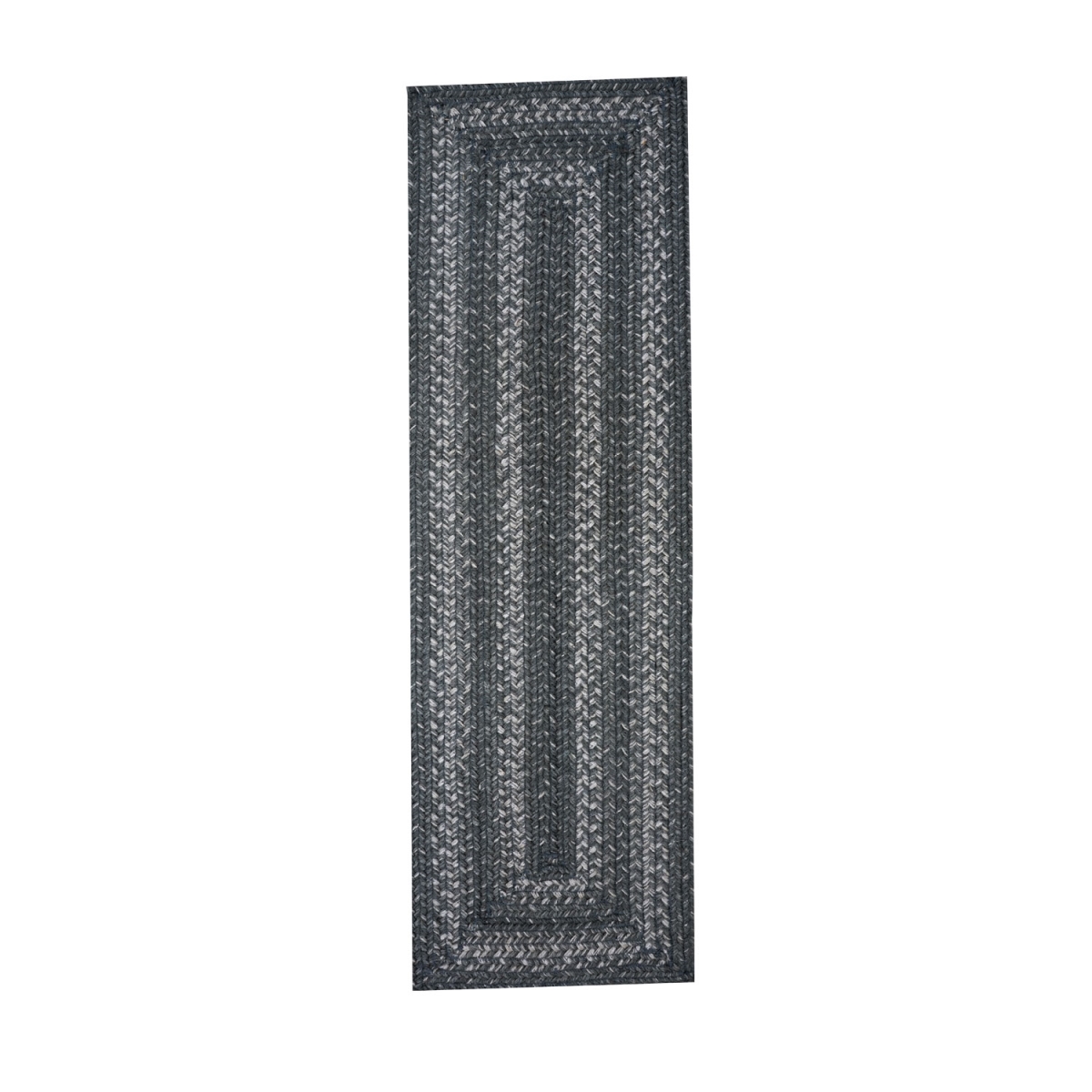 Picture of Homespice Decor 572851 11 x 36 in. Cloud Jute Braided Table Runner, Grey