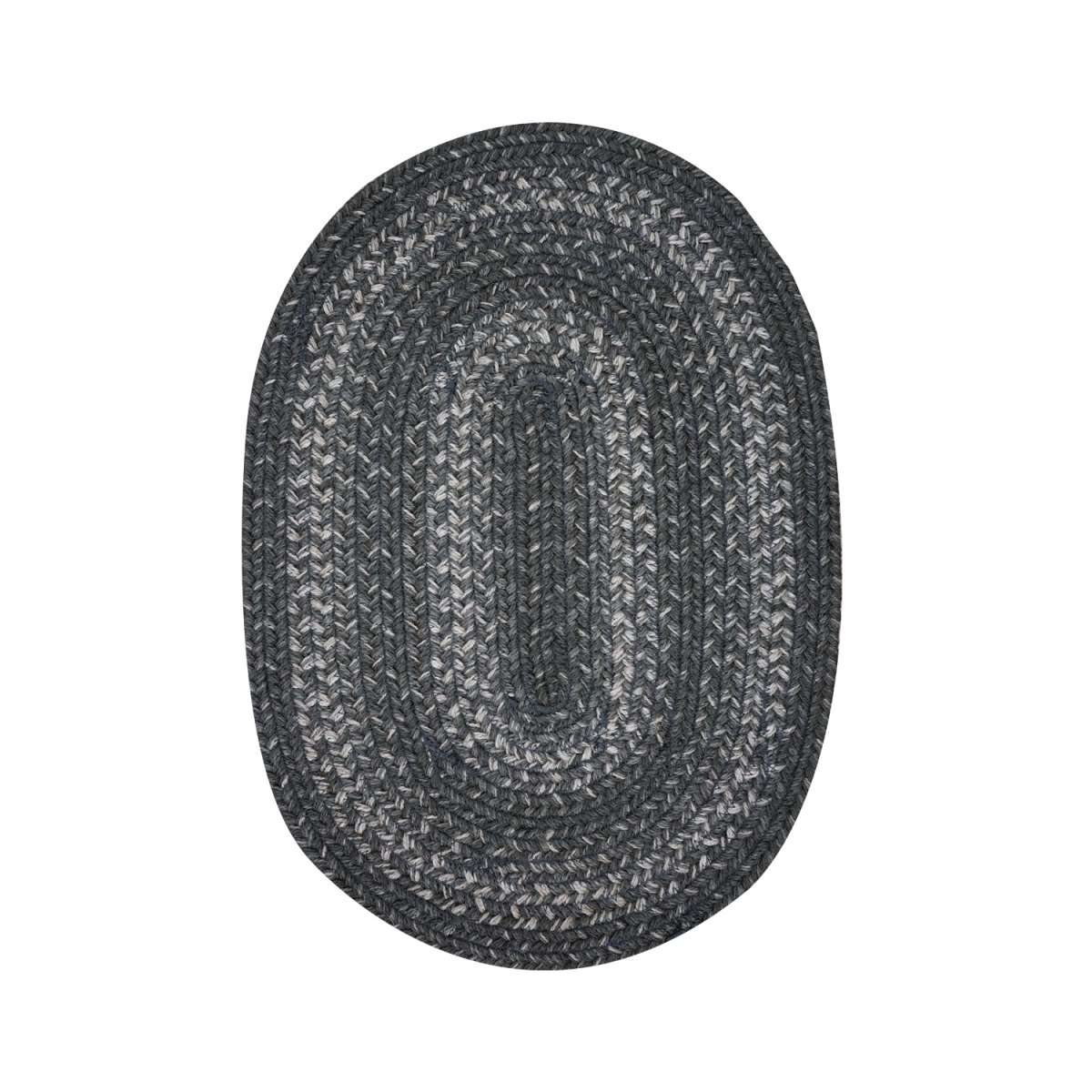 Picture of Homespice Decor 594853 13 x 19 in. Cloud Jute Braided Oval Placemat  Grey - set of 4