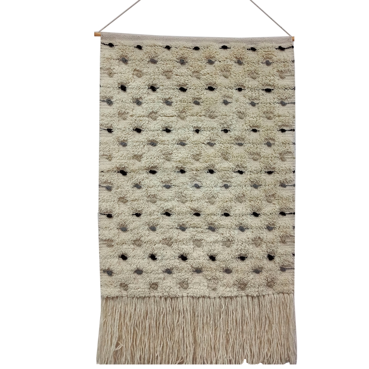 30 x 50 in. Green Polka Dot Wall Tapestry