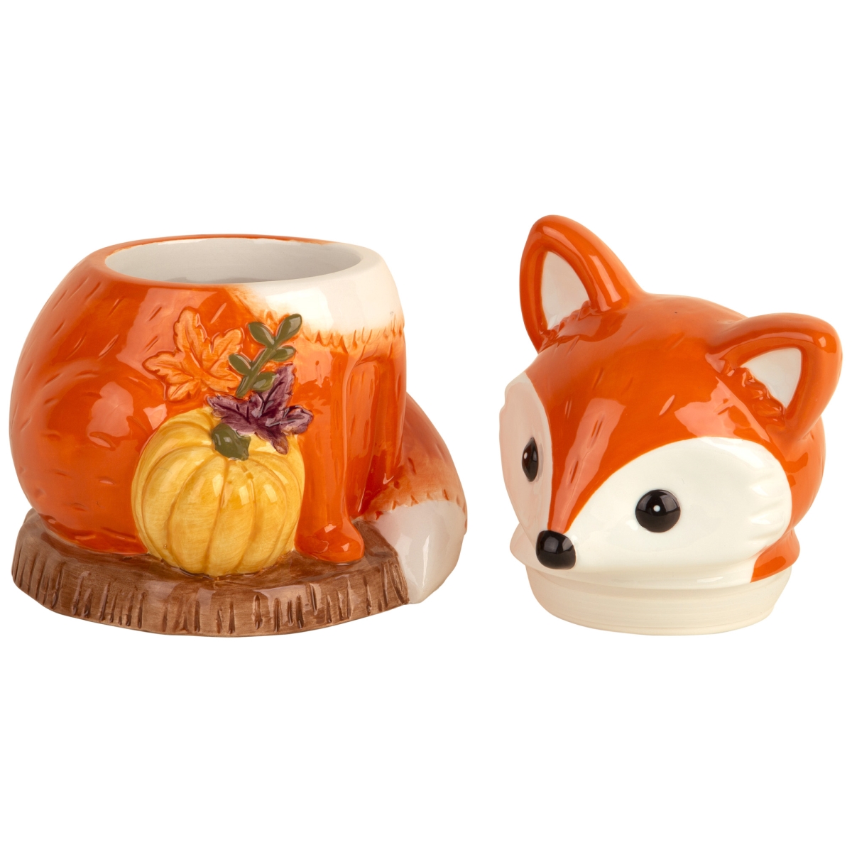 Picture of Home Essentials & Beyond 57120 47.3 oz Fox Canister Jar for Unisex